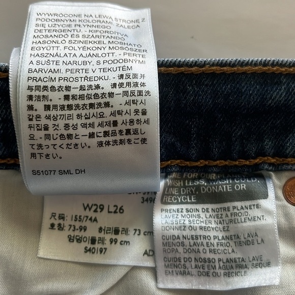 Levi’s Premium Wedgie Straight High Rise Size 29 - Picture 13 of 16